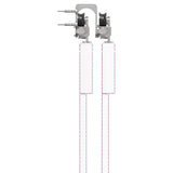 Sliding Door Hardware Kit 200 cm Stainless Steel Silver 3295764