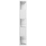 Book Cabinet High gloss white Engineered wood 80cm x 24cm x 159cm 800105