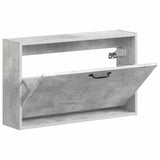Wall-Mounted Shoe Cabinet HAARLEM 71 x 17 x 43 cm Concrete Grey 896848