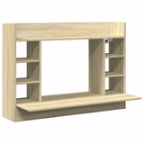 Wall-Mounted Desk Sonoma Oak 105x48x75 cm Engineered Wood 847970