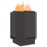 Smokeless Fire Pit Black 38 x 38 x 51 cm Steel 858978
