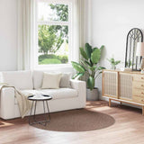 Anti-slip Shaggy Rug Brown 160 x 160 cm PP 4019801