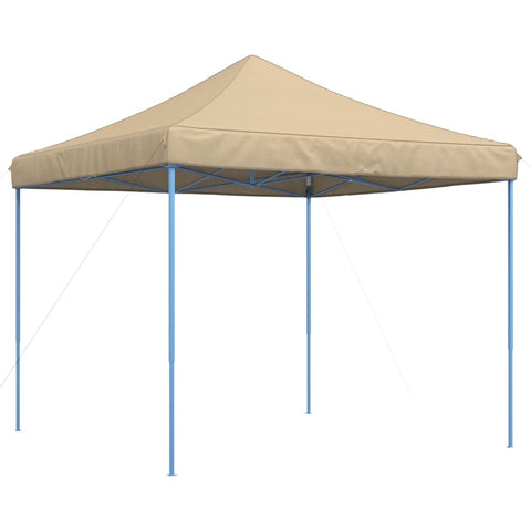 ZNTS Foldable Party Tent Pop-Up Beige 292x292x315 cm 4004914