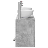 Bathroom Cabinet Set 3 pcs Concrete Grey 49.5 x 41 x 64.5 cm 3405630
