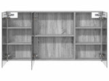 Bathroom Mirror Cabinet Grey Sonoma 100 x 14.5 x 70 cm 889124