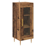 Highboard 2 pcs Old Wood Glass 3415746