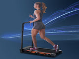 Steel Folding Motorized Home Treadmill w/ LCD Monitor Black T3398P347560
