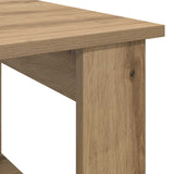 Coffee Table Artisan Oak 72 x 50 x 50 cm Engineered Wood 8000195