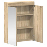 Bathroom Mirror Cabinet TULUM Sonoma Oak 60 x 16.5 x 78 cm 880363