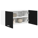 Hanging Cabinet Black Oak 80 x 31 x 40 cm Engineered Wood 884179