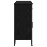 Sideboard with Drawer Black Oak 97 x 32.5 x 74.5 cm 868778