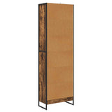 Book Cabinet 2 pcs Smoke Oak 60 x 30 x 189.5 cm Engineered Wood 3403000