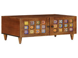 Coffee Table Brown 80 x 50 x 40 cm Solid Mango Wood 4018229