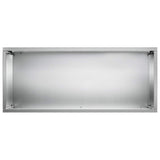 Garden Planter Silver 50 x 20 x 75 cm Galvanised Steel 8005466