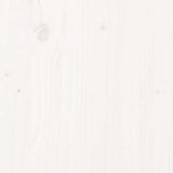 Bed Frame without Mattress White 140x200 cm Solid Wood Pine 842751