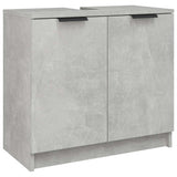 Bathroom Cabinet Concrete Grey 64.5x33.5x59 cm Engineered Wood 811308