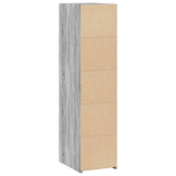 Highboard Grey Sonoma 30x41x124 cm Engineered Wood 846381