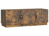TV Cabinet Smoked Oak 99 x 34.5 x 47 cm Engineered Wood 895410