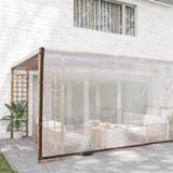 Clear Tarpaulin with Eyelets 6x10 m Polyethylene 4018575