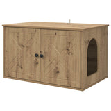 Cat House Artisian Oak 85 x 55 x 50 cm Engineered Wood 8000733