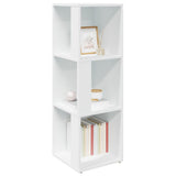 809026 Corner Cabinet White 33x33x100 cm Engineered Wood