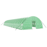 Greenhouse with Steel Frame Green 132 m 22x6x2.85 m 3188114