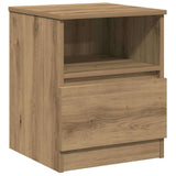 Bedside Cabinet Artisan Oak 40x40x50 cm Engineered Wood 856500