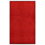 Doormat Washable Red 90x150 cm 323425