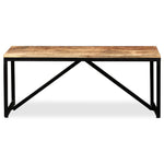 ZNTS Bench Solid Mango Wood 110x35x45 cm 244902