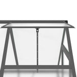 ZNTS Greenhouse with Base Frame Anthracite 169x114x202 cm Aluminium 4005827