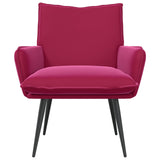 Armchair Wine Red Velvet 42047728