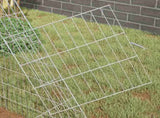 Rabbit Cage Silver 215 x 100 x 85 cm Galvanised Steel 42019229
