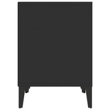 Bedside Cabinets 2 pcs Black 40x35x50 cm 821877