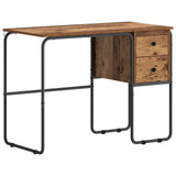 Desk with Storage Oak Wood 100 x 50 x 75 cm 8008006