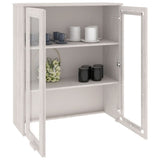 Top for Highboard HAMAR White 85x35x100 cm Solid Wood Pine 340505