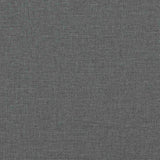 ZNTS Bed Frame without Mattress Dark Grey Double Fabric 3284869