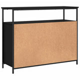 Sideboard Black 100x35x80 cm Engineered Wood 835504