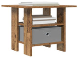 Bedside Table 2 pcs Old Wood 41 x 40 x 45 cm Engineered Wood 8000433
