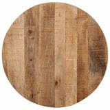 Bistro Table 60x76 cm Rough Mango Wood 321087