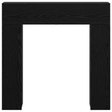 Fireplace Surround Black Oak 102 x 18 x 100.5 cm 8006599