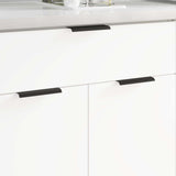 Handle 725 pcs Black 120 x 39.6 x 17 mm Aluminium 864697