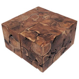 Stools 4 pcs Brown 40x40x45 cm Solid Teak Wood 274356