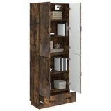Cabinet Set 2 pcs Smoked Oak Engineered Wood 3416777
