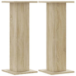Plant Stands 2 pcs Sonoma Oak 30x30x80 cm Engineered Wood 3307866