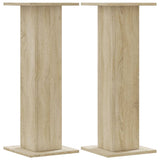 Plant Stands 2 pcs Sonoma Oak 30x30x80 cm Engineered Wood 3307866