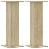 Plant Stands 2 pcs Sonoma Oak 30x30x80 cm Engineered Wood 3307866