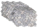 Pebble Tiles Grey 30 x 30 cm River Pebble 42033535