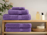 Premium Shower Towels SOLUND 4 pcs Purple 70x140 cm 600 gsm 137357