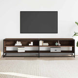 TV Cabinet Brown Oak 180.5x40x46 cm Engineered Wood 3300804