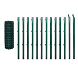 ZNTS Euro Fence Steel 25x1.5 m Green 142401